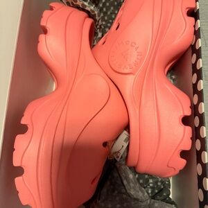 Adidas by Stella McCartney Clog in Light Warm Red Size 9